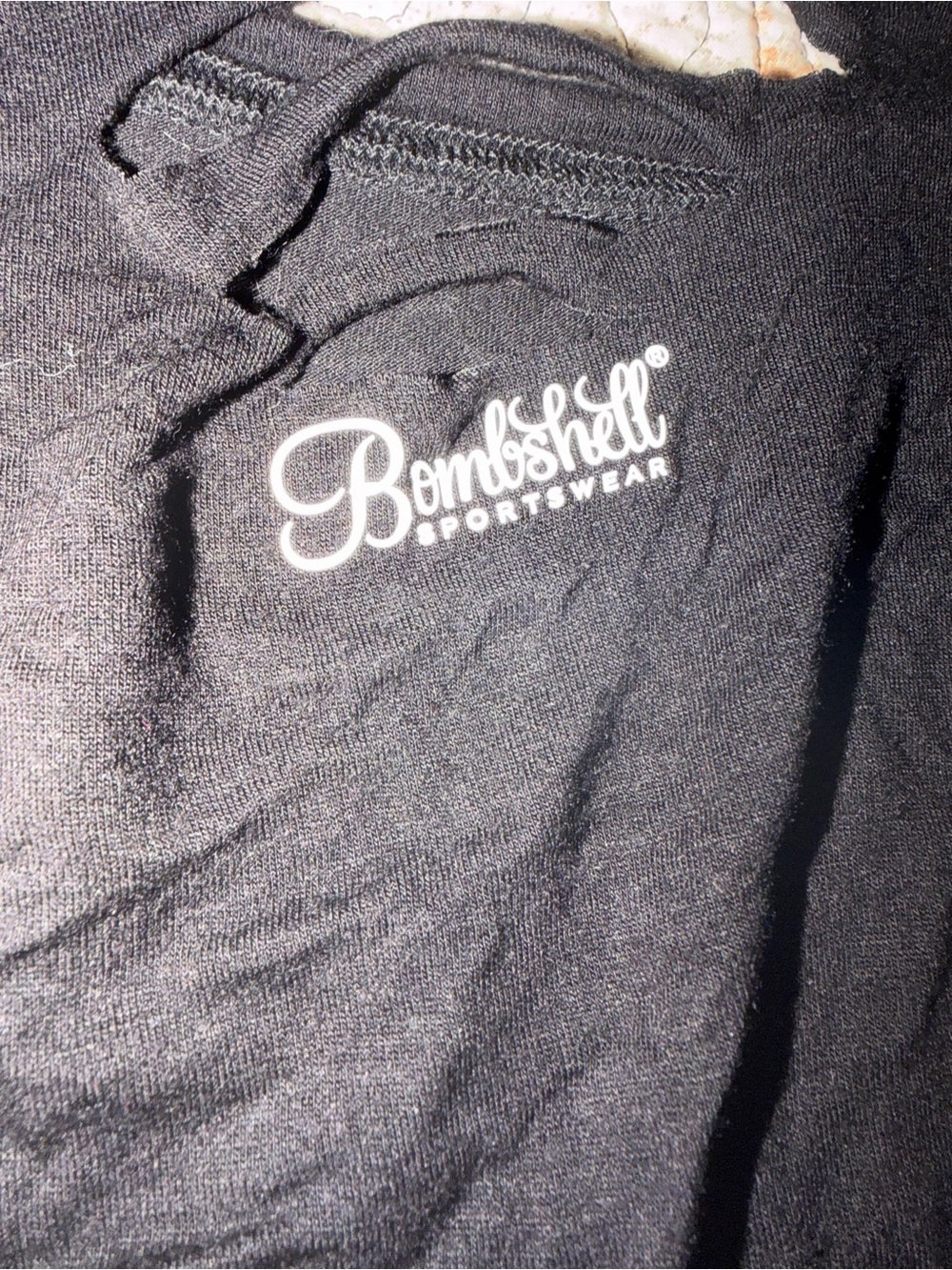 Lot of 2 Bombshell Cropped Tee with Distressed Hem size small (Lime and Black) - Picture 4 of 4